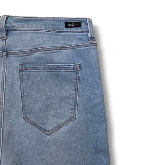 Liverpool High Rise Ankle Jeans Womens 10 Fray Hem High Rise Button Fly - Picture 7 of 12